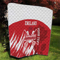 Custom England Lacrosse Quilt Go Champions Rose