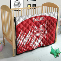 Custom England Lacrosse Quilt Go Champions Rose