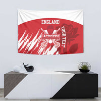 Custom England Lacrosse Tapestry Go Champions Rose