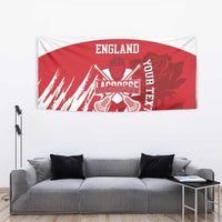 Custom England Lacrosse Tapestry Go Champions Rose