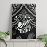 Custom New Zealand Silver Fern Rugby Canvas Wall Art All Black Since 1892 Aotearoa Moko Maori - Wonder Print Shop