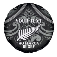 Custom New Zealand Silver Fern Rugby Spare Tire Cover All Black Since 1892 Aotearoa Moko Maori - Wonder Print Shop
