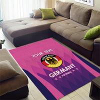 Custom Germany Football Area Rug 2024 Nationalelf - Pink Version - Wonder Print Shop