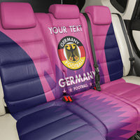Custom Germany Football Back Car Seat Cover 2024 Nationalelf - Pink Version - Wonder Print Shop