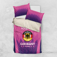 Custom Germany Football Bedding Set 2024 Nationalelf - Pink Version - Wonder Print Shop