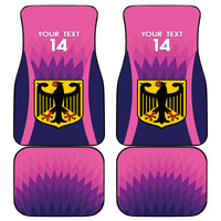 Custom Germany Football Car Mats 2024 Nationalelf - Pink Version - Wonder Print Shop