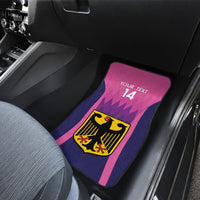 Custom Germany Football Car Mats 2024 Nationalelf - Pink Version - Wonder Print Shop