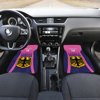 Custom Germany Football Car Mats 2024 Nationalelf - Pink Version - Wonder Print Shop