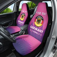 Custom Germany Football Car Seat Cover 2024 Nationalelf - Pink Version - Wonder Print Shop