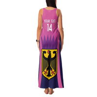 Custom Germany Football Family Matching Tank Maxi Dress and Hawaiian Shirt 2024 Nationalelf - Pink Version - Wonder Print Shop