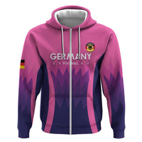 Custom Germany Football Hoodie 2024 Nationalelf - Pink Version - Wonder Print Shop