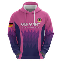 Custom Germany Football Hoodie 2024 Nationalelf - Pink Version - Wonder Print Shop