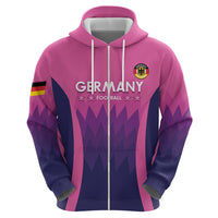 Custom Germany Football Hoodie 2024 Nationalelf - Pink Version - Wonder Print Shop