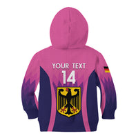 Custom Germany Football Kid Hoodie 2024 Nationalelf - Pink Version - Wonder Print Shop