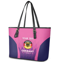 Custom Germany Football Leather Tote Bag 2024 Nationalelf - Pink Version - Wonder Print Shop
