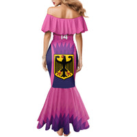 Custom Germany Football Mermaid Dress 2024 Nationalelf - Pink Version - Wonder Print Shop