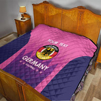 Custom Germany Football Quilt 2024 Nationalelf - Pink Version - Wonder Print Shop