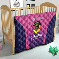Custom Germany Football Quilt 2024 Nationalelf - Pink Version - Wonder Print Shop