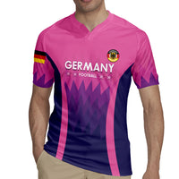 Custom Germany Football Rugby Jersey 2024 Nationalelf - Pink Version - Wonder Print Shop