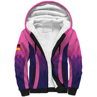 Custom Germany Football Sherpa Hoodie 2024 Nationalelf - Pink Version - Wonder Print Shop