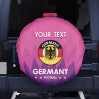 Custom Germany Football Spare Tire Cover 2024 Nationalelf - Pink Version - Wonder Print Shop