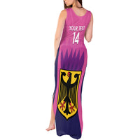 Custom Germany Football Tank Maxi Dress 2024 Nationalelf - Pink Version - Wonder Print Shop
