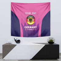 Custom Germany Football Tapestry 2024 Nationalelf - Pink Version - Wonder Print Shop