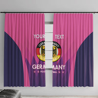 Custom Germany Football Window Curtain 2024 Nationalelf - Pink Version - Wonder Print Shop