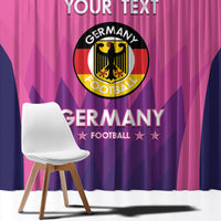 Custom Germany Football Window Curtain 2024 Nationalelf - Pink Version - Wonder Print Shop