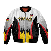 Custom Germany Football Bomber Jacket 2024 Nationalelf - White Version - Wonder Print Shop