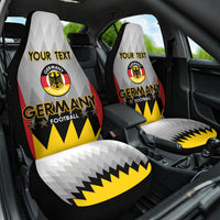 Custom Germany Football Car Seat Cover 2024 Nationalelf - White Version - Wonder Print Shop