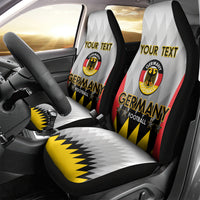 Custom Germany Football Car Seat Cover 2024 Nationalelf - White Version - Wonder Print Shop