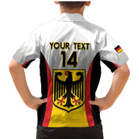 Custom Germany Football Family Matching Mermaid Dress and Hawaiian Shirt 2024 Nationalelf - White Version - Wonder Print Shop