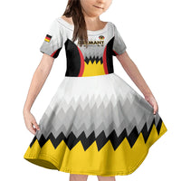 Custom Germany Football Family Matching Mermaid Dress and Hawaiian Shirt 2024 Nationalelf - White Version - Wonder Print Shop