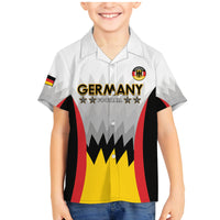Custom Germany Football Family Matching Mermaid Dress and Hawaiian Shirt 2024 Nationalelf - White Version - Wonder Print Shop