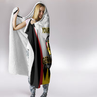 Custom Germany Football Hooded Blanket 2024 Nationalelf - White Version