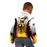 Custom Germany Football Kid Hoodie 2024 Nationalelf - White Version - Wonder Print Shop