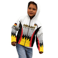 Custom Germany Football Kid Hoodie 2024 Nationalelf - White Version - Wonder Print Shop