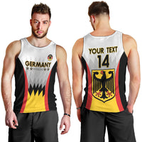Custom Germany Football Men Tank Top 2024 Nationalelf - White Version - Wonder Print Shop