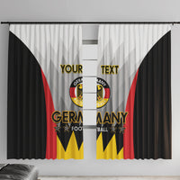 Custom Germany Football Window Curtain 2024 Nationalelf - White Version - Wonder Print Shop