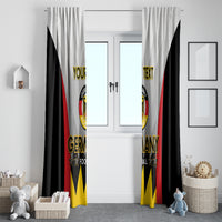 Custom Germany Football Window Curtain 2024 Nationalelf - White Version - Wonder Print Shop