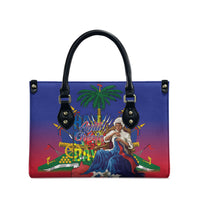Catherine Flon Haiti Flag Day Leather Bag Ayiti Cherie Coat Of Arms