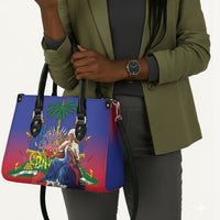 Catherine Flon Haiti Flag Day Leather Bag Ayiti Cherie Coat Of Arms