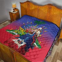 Catherine Flon Haiti Flag Day Quilt Ayiti Cherie Coat Of Arms
