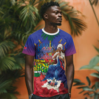 Catherine Flon Haiti Flag Day T shirt Ayiti Cherie Coat Of Arms
