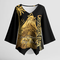 Catherine Flon Haiti Flag Day Kimono Sleeve Blouse National Heroine Koud Drapo Peyi Nou