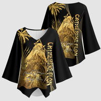 Catherine Flon Haiti Flag Day Kimono Sleeve Blouse National Heroine Koud Drapo Peyi Nou