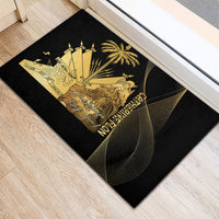Catherine Flon Haiti Flag Day Rubber Doormat National Heroine Koud Drapo Peyi Nou