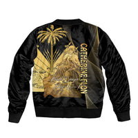 Catherine Flon Haiti Flag Day Sleeve Zip Bomber Jacket National Heroine Koud Drapo Peyi Nou