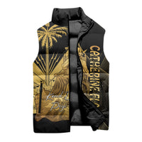 Catherine Flon Haiti Flag Day Sleeveless Puffer Jacket National Heroine Koud Drapo Peyi Nou